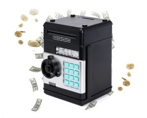 Elektronická pokladnička COIL, pokladnička, minitrezor, bankomat, PIN kód, bankovky a mince, zvukové efekty, striebro