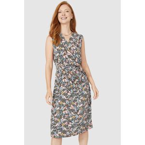 Maine - Kleid Gürtel für Damen Ärmellos DH3736 (42 DE) (Schwarz)