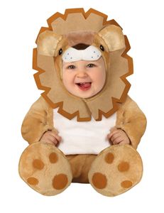 braune Löwen Baby Kostüm, Größe:74/80