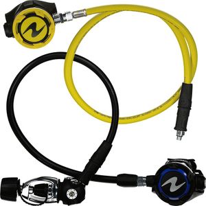 Aqualung Pk Helix Yoke Octopus Tauchregler-set Gelb  Gelb One Size