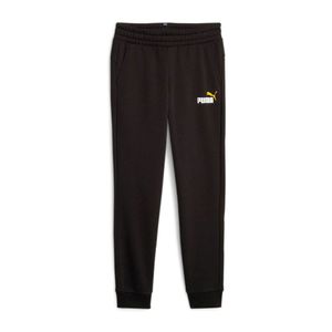 Puma Ess 2 Col Logo Pants Fl - puma black-yellow sizzle, Größe:140