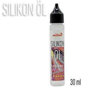 Silikon Öl, Pouring Acryl Fluid für Fließtechniken von Acrylfarben Silikon Öl 30 ml