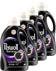 Perwoll Renew Schwarz 4x24 Wäschen Waschmittel dunkle Farben Feinwaschmittel