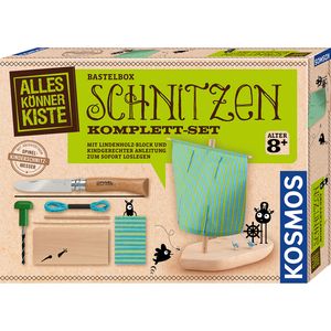 KOSMOS Bastelbox Schnitzen Komplett-Set