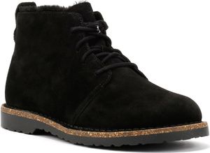 Birkenstock Uppsala Mid Shearling Suede Women's Black Boots