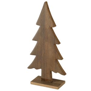 Deko-Aufsteller Narvik H26cm aus Holz braun Tanne Weihnachts-Baum Advent X-Mas