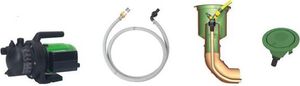 Graf Otto Technikpaket Garten-Jet, Set mit Wassersteckdose und Ansaugset