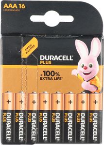 Baterie Duracell MN2400 Plus Micro 1,5V 16 blistrů