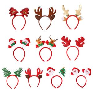 10 Stück Weihnachten Stirnband, Haarreif Weihnachten Set, Weihnachts Haarreifen, für Weihnachtsfeier Erwachsene und Kinder