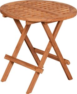 Teakholz Garten-/Beistelltisch - bene living - Dorset rund Ø 50 cm Teakholz Garten-/Beistelltisch - bene living - Dorset rund Ø 50 cm