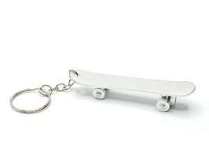 Skateboard Schlüsselanhänger Miniblings Anhänger Flaschenöffner Board silber Alu