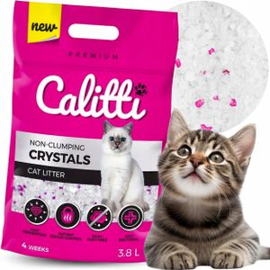 CALITTI Crystals Lavendel - Silikon-Katzenstreu 3.8l