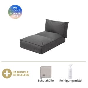 Blomus Bett S STAY Coal, inkl. GRATIS Schutzhülle & Reinigungsmittel