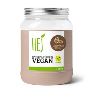 HEJ Natural Protein | Veganes High Protein Eiweißpulver | 450g Chocolate