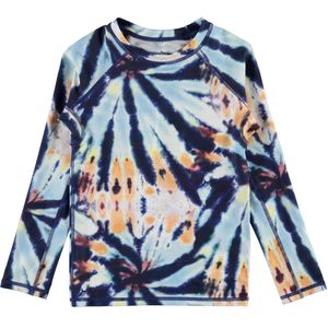 Molo - UV-Rashguard Schwimmshirt für Kinder - Langarm - Neptune LS - AOP - Summer Tie Dye, 134/140 Molo - UV-Rashguard Schwimmshirt für Kinder - Langarm - Neptune LS - AOP - Summer Tie Dye, 134/140