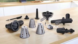 Bosch Serie 6 MFWS650B, 500 W, Czarny, Srebrny, 3,5 kg/min, 1 m, Metal, Plastik, 2100 W