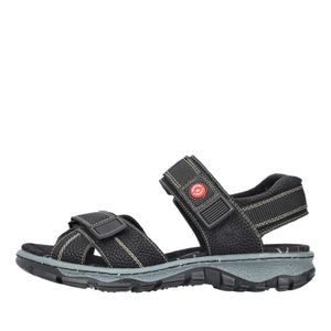 Rieker - Sandale schwarz, Größe:42, Farbe:schwarz