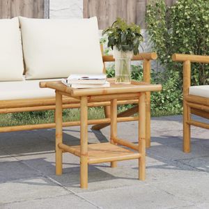 Design Couchtisch 45x45x45 cm Bambus, Couchtische 2024 Neu