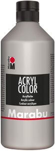 Marabu Acrylfarbe Acryl Color 500 ml silber 082