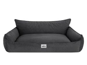 Ortopedická posteľ pre psa JOKER bed dog sofa sleeping place basket mattrac pet bed XL 82x63 cm anthracite velours