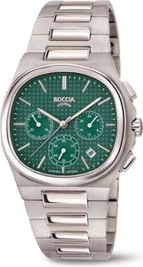 BOCCIA Herrenuhr Slim Reintitan Grün 3740-02 BOCCIA Herrenuhr Slim Reintitan Grün 3740-02