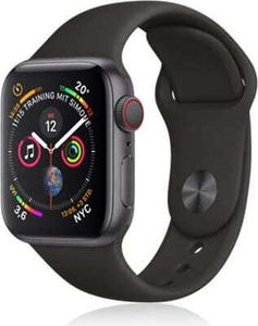 Apple Watch Series 4 44mm (A2008) Space Gray Alu Sport Band Black CEL