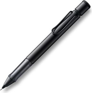 LAMY Druckbleistift AL Star SCHWARZ mit Mine 0,5mm und Radiergummi