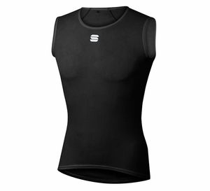 Letné funkčné termo tričko bez rukávov pánske Sportful Thermodynamic Lite čierne