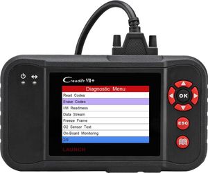 LAUNCH CReader VII+ obd2 Diagnosegerät mit vollständige Funktionen, KFZ Diagnosegeräten für Autosystems Motor Getriebe ABS Airbag SRS, System-Update über PC Deutsch