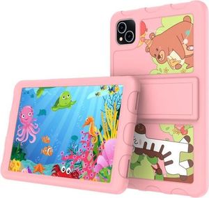 iGET SMART W8 Kids Pink - 8" IPS/1280x800/Octa Core/4GB+64GB/WiFi/BT/4000mAh/Android 14/case/różowy