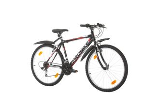 26 palcový horský bicykel Shimano 18 rýchlostí, chlapčenský bicykel, blatníky, vhodný od 165 cm