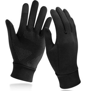Lightweight Running Gloves, Touch Screen Non-Slip Warm Glove Liner for Cycling Sports Driving Men Women