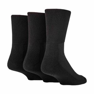 IOMI - 3er Pack Herren und Damen Bambus Socken Ohne Gummi | Diabetikersocken