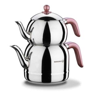 Korkmaz A195 Retro Teekanne Teekocher 3.6 Liter Induktion geeignet Tea Pot Set