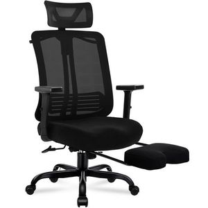 Kancelárska stolička COMHOMA Ergonomická s výškovo nastaviteľnými podrúčkami Kancelárska stolička Kancelárska stolička čierna