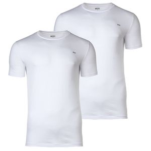 Diesel Herren 2er-Pack Lounge Randal Crew-T-Shirts, Weiß XL