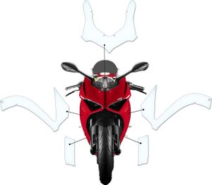Lackschutzfolie Steinschlagschutz passend für Ducati Panigale V2