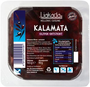 Kalamata-Oliven entsteint von Liakada, 165g
