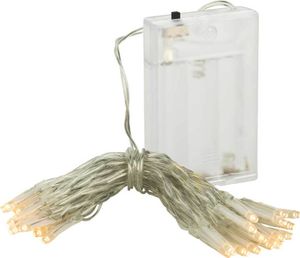 Lex Light LED Lichterkette 30 LEDs Ø3mm warmweiß 2,9m transparentes Kabel Batteriebetrieb Lex Light LED Lichterkette 30 LEDs Ø3mm warmweiß 2,9m transparentes Kabel Batteriebetrieb