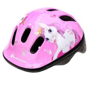 Meteor Schutzhelm, Kinderhelm, Fahrradhelm, Rollschuhe, MV6-2 Helm Kinderfahrradhelm Helm, größe  XS 44-48 cm Pony