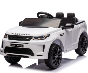 12V 4.5A.h LAND ROVER Discovery Sport Elektroauto Kinderauto,mit 2,4G Fernbedienung, LED Scheinwerfer, MP3, Hupe und Musik, Weiss 12V 4.5A.h LAND ROVER Discovery Sport Elektroauto Kinderauto,mit 2,4G Fernbedienung, LED Scheinwerfer, MP3, Hupe und Musik, Weiss
