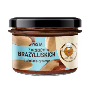 Pasta z orzechów brazylijskich czekoladowo-cynamonowa