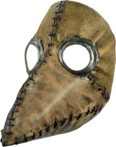 Pestdoktor braun - Kostüm Maske Halloween Fasching