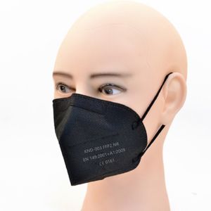 10x echte FFP2 Mundschutzmaske / Mund-Nasenschutz Masken Atemschutzmaske, schwarz