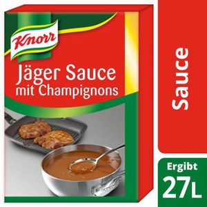 Knorr Jäger Sauce mit Champignons dunkle kräftige Sauce 3000g