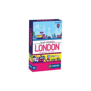 HCM Kinzel - Next Station London | nominiertes SPIEL DES JAHRES 2023 | Flip & Write Spiel - Plane die optimalen Metrolinien Londons mit Strategie