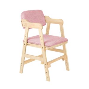 Kinderstuhl,Kinderhochstuhl,höhenverstellbarer Holzhochstuhl für kinder von 2 bis 12 Jahren,Lehrstuhl für Essen und Lernen 45x46x76cm Rosa Kinderstuhl,Kinderhochstuhl,höhenverstellbarer Holzhochstuhl für kinder von 2 bis 12 Jahren,Lehrstuhl für Essen und Lernen 45x46x76cm Rosa