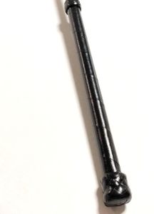 DÖBERT Springgerte Ledergriff schwarz mit LEDERKNAUF, Größe:65 cm
