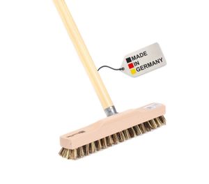 BawiTec Wischer Schrubber 28cm hart Rheinischer Wischer Scheuerbürste Stiel