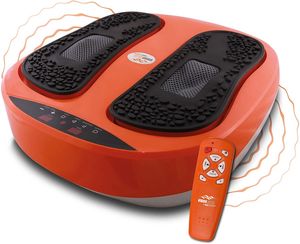 Mediashop VibroLegs – Massage Gerät mit Vibration – Vibrationsplatte für vitalisierte und entspannte Beine und Füße – Fußmassage auf Knopfdruck mit 2 Programmoptionen